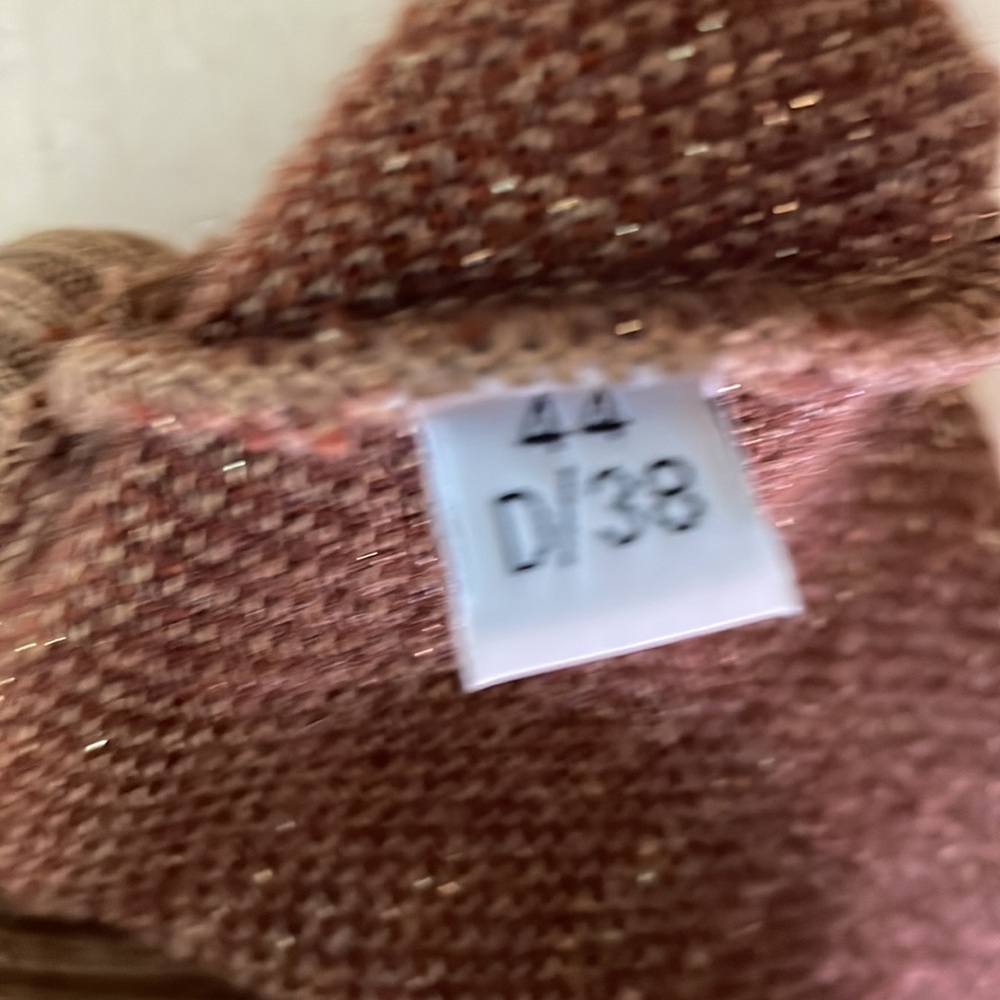 MCM 🎉 Vintage Virgin Wool/Mohair zippered jacket, 🐅striped accent LUXE - Picture 10 of 11